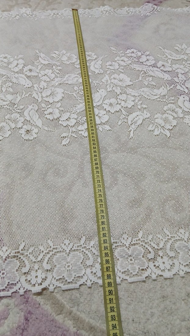 Nakışlı Beyaz- Masa Örtüsü - Görsel 5