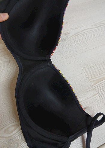 boncuk işlemeli Detaylı Çok Renkli Kadın Bikini Üstü - Görsel 6