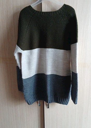 Gri Renkli Triko Kazak - Görsel 5