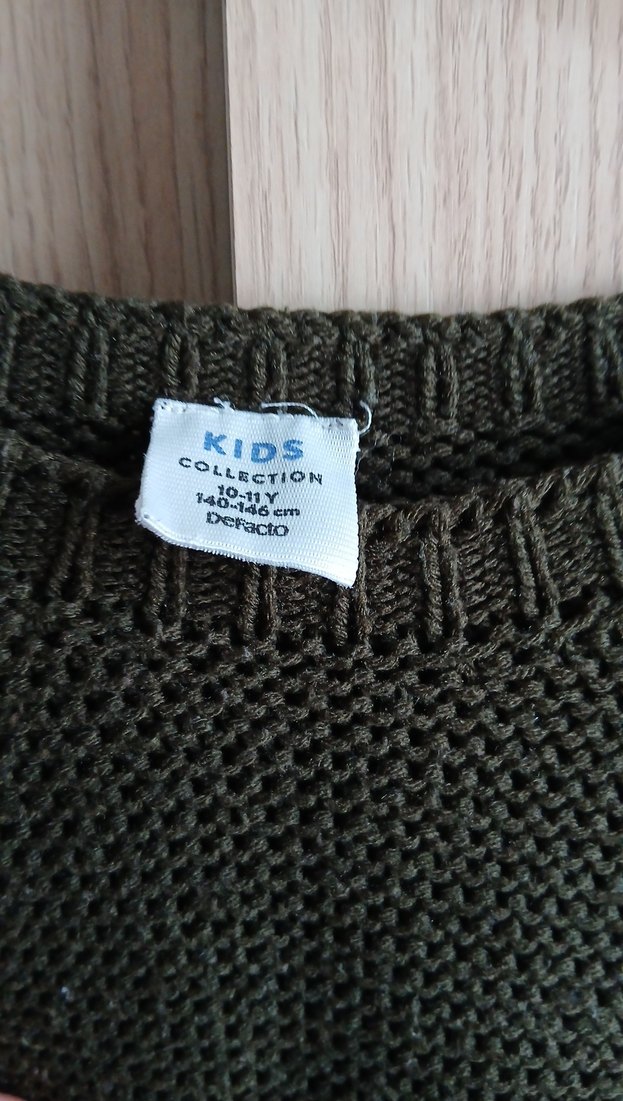 Gri Renkli Triko Kazak - Görsel 4