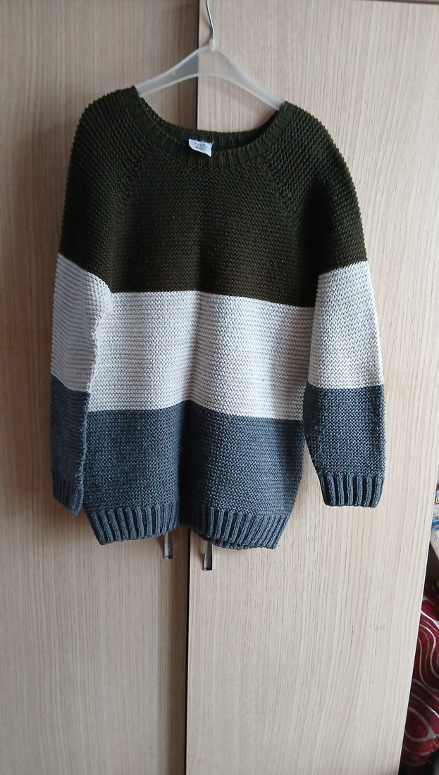 Gri Renkli Triko Kazak - Görsel 2