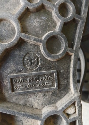 siyah Tokalı Sandalet - Görsel 7