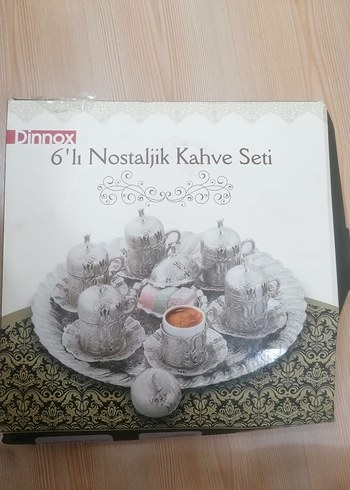 Dinnox 6'lı Nostaljik Kahve Seti