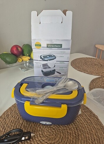 Çakmak şarjlı yemek termosu