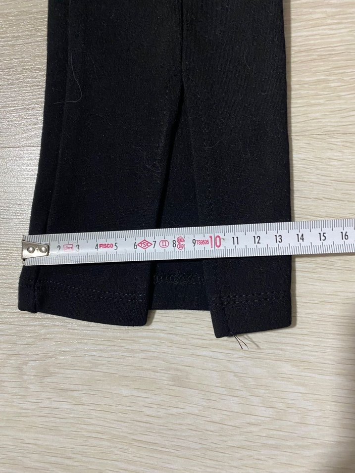 Düz Siyah Kadın İspanyol Paça Pantolon - Görsel 3