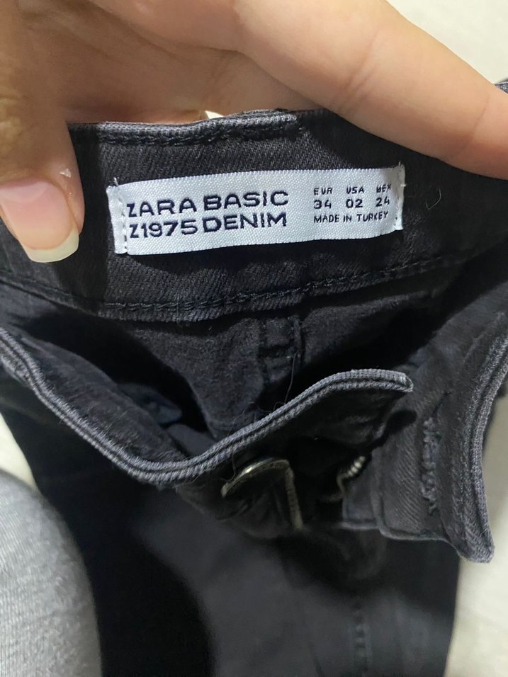 Kadın Siyah Yırtık Detaylı Skinny Kot Pantolon - Görsel 2