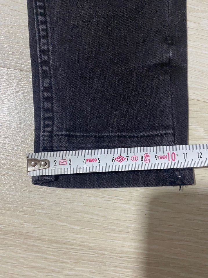 Kadın Siyah Yırtık Detaylı Skinny Kot Pantolon - Görsel 4