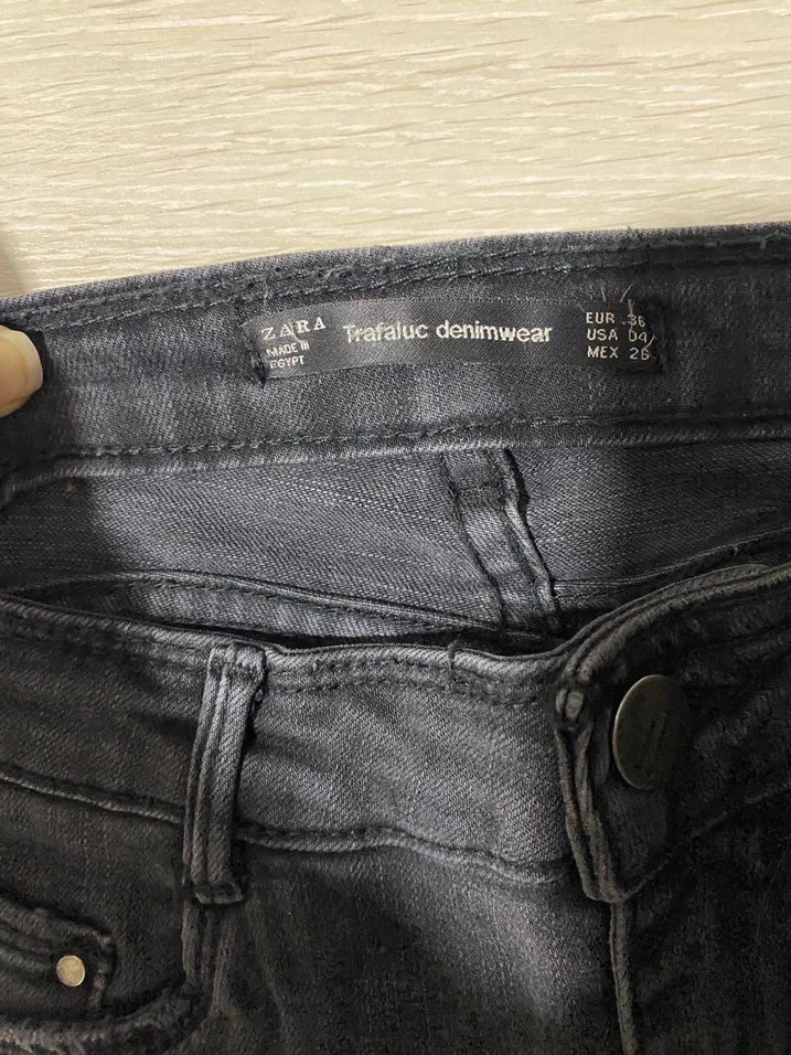 Siyah Kadın Denim  Jean - Görsel 3