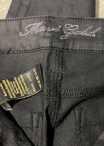 Kadın Siyah  Denim Pantolon - Görsel 5