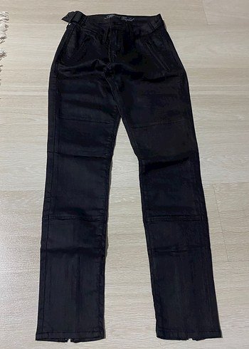 Kadın Siyah Denim Pantolon