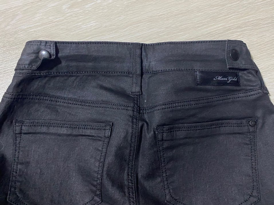 Kadın Siyah  Denim Pantolon - Görsel 4