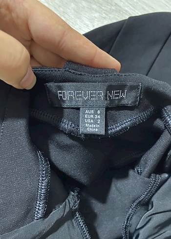 Siyah mini elbise - Görsel 5