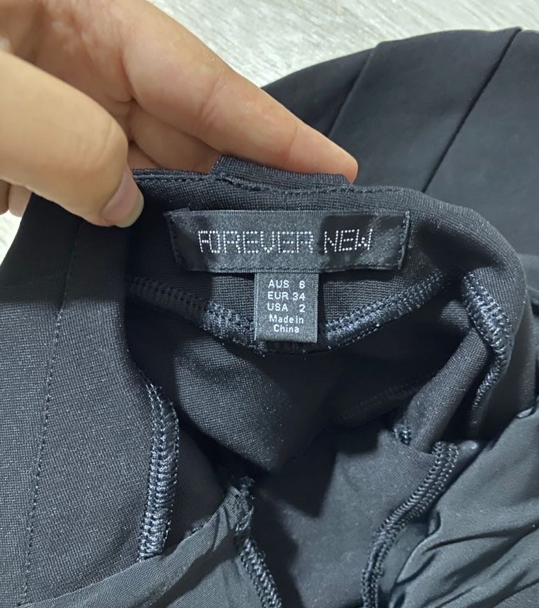 Siyah mini elbise - Görsel 5