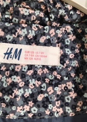 Kız Çocuk çicek desenliKürklü Kapüşonlu Yelek - Görsel 4