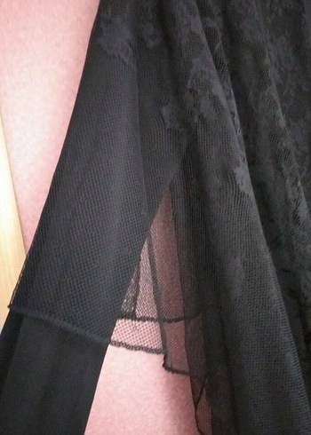 NELLY TÜLLÜ UZUN ABİYE ELBİSE - Görsel 12