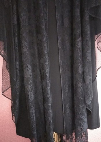 NELLY TÜLLÜ UZUN ABİYE ELBİSE - Görsel 3