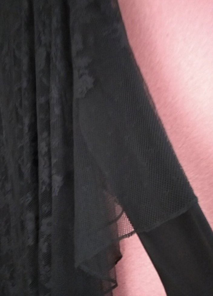 NELLY TÜLLÜ UZUN ABİYE ELBİSE - Görsel 5