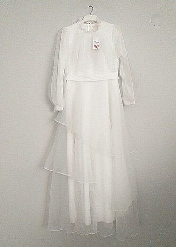 TESETTÜR TÜL ABİYE ELBİSE & NİKÂH ELBİSESİ & GELİNLİK - Görsel 2