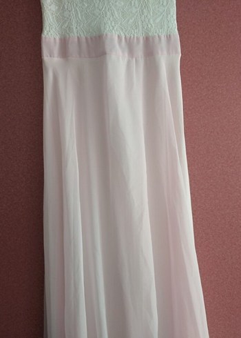 GÜPÜRLÜ UZUN ABİYE ELBİSE - Görsel 3