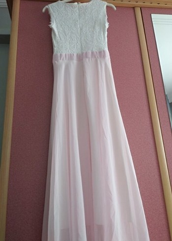 GÜPÜRLÜ UZUN ABİYE ELBİSE - Görsel 6