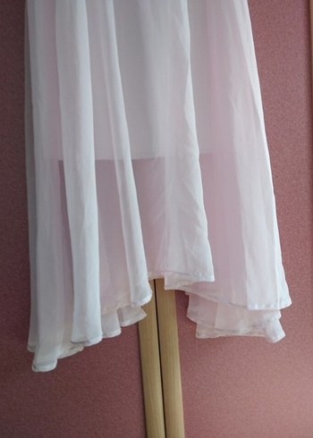 GÜPÜRLÜ UZUN ABİYE ELBİSE - Görsel 4