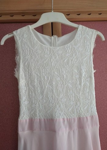 GÜPÜRLÜ UZUN ABİYE ELBİSE - Görsel 2