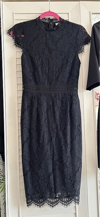 xs Beden siyah Renk H&M Elbise