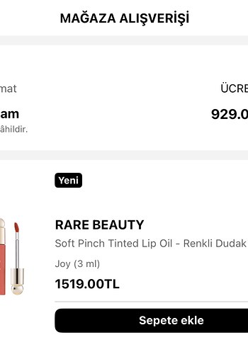 Rare Beauty Joy Lip Oil - Görsel 4