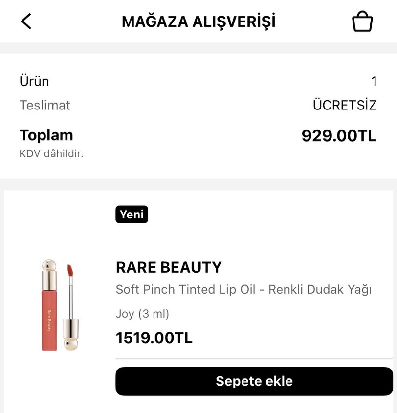 Rare Beauty Joy Lip Oil - Görsel 4