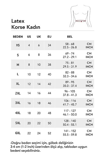 Latex korse - Görsel 6