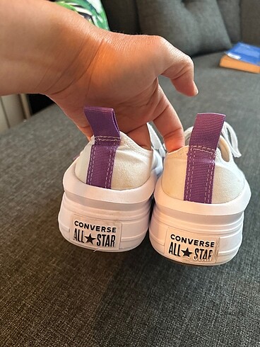 38 Beden Beyaz yüksek converse