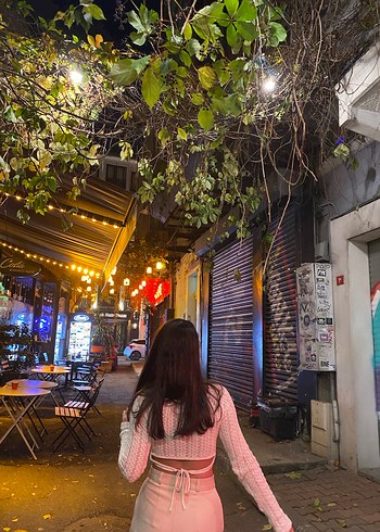 Beyaz örgü kazak - Görsel 5