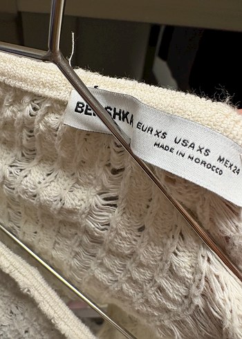 Beyaz örgü kazak - Görsel 3