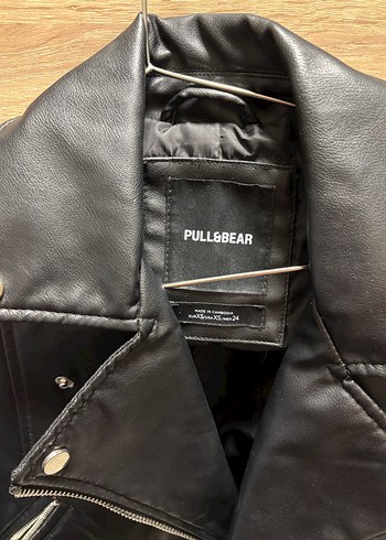 Kadın Siyah Biker Deri Ceket - Görsel 2