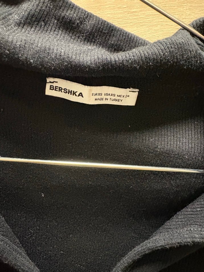 Siyah Fitilli Kadın Bluz - Görsel 2