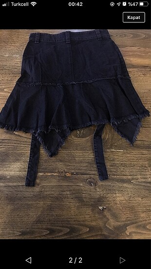 Bershka Asimetrik kot etek