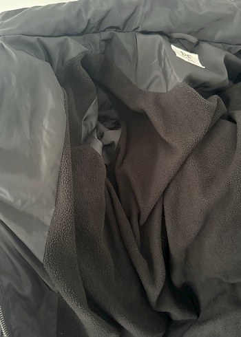 Siyah Uzun Fermuarlı Kadın Kışlık Mont - Görsel 8