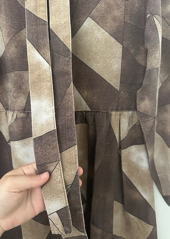 Kadın Bohem Bağcıklı Uzun Elbise - Görsel 4