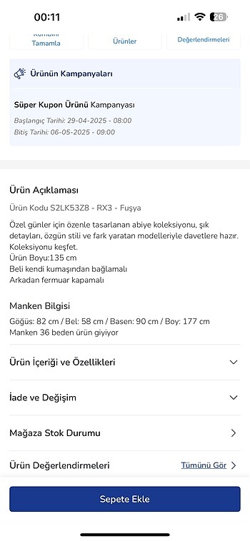 LCW Modest Pembe Abiye - Görsel 11