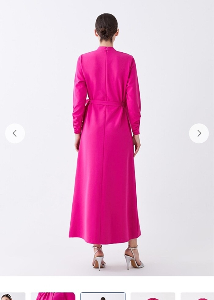 LCW Modest Pembe Abiye - Görsel 2