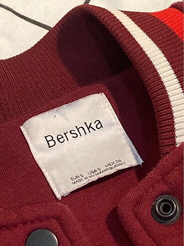 s Beden bershka kirmizi kolej ceket????