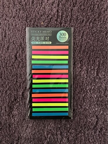 İnce şerit post-it