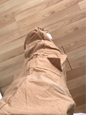 s Beden camel Renk paraşüt pantalon