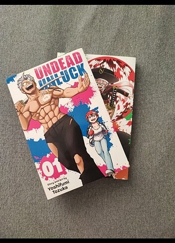 Undead unluck 1-2 manga / ingilizce manga
