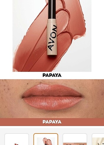 Avon tinted balm papaya