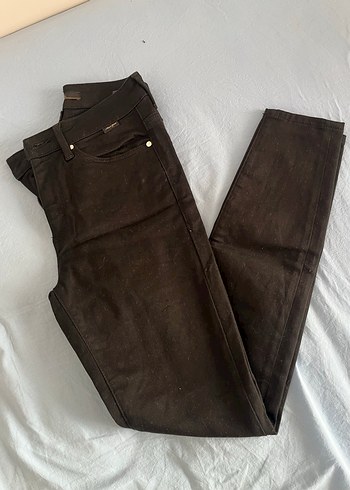 Simsiyah Kadın Denim Pantolon