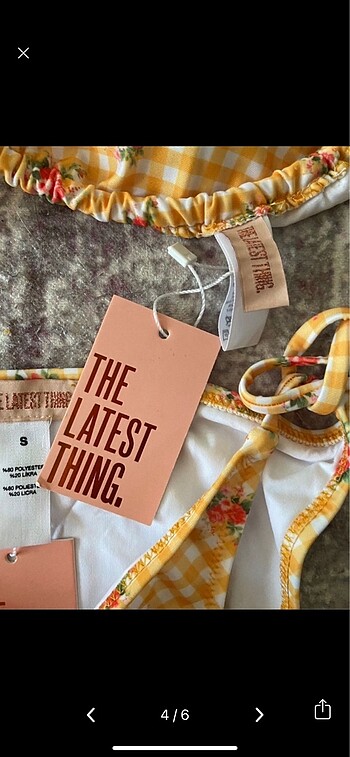 s Beden sarı Renk The Latest Thing Bikini