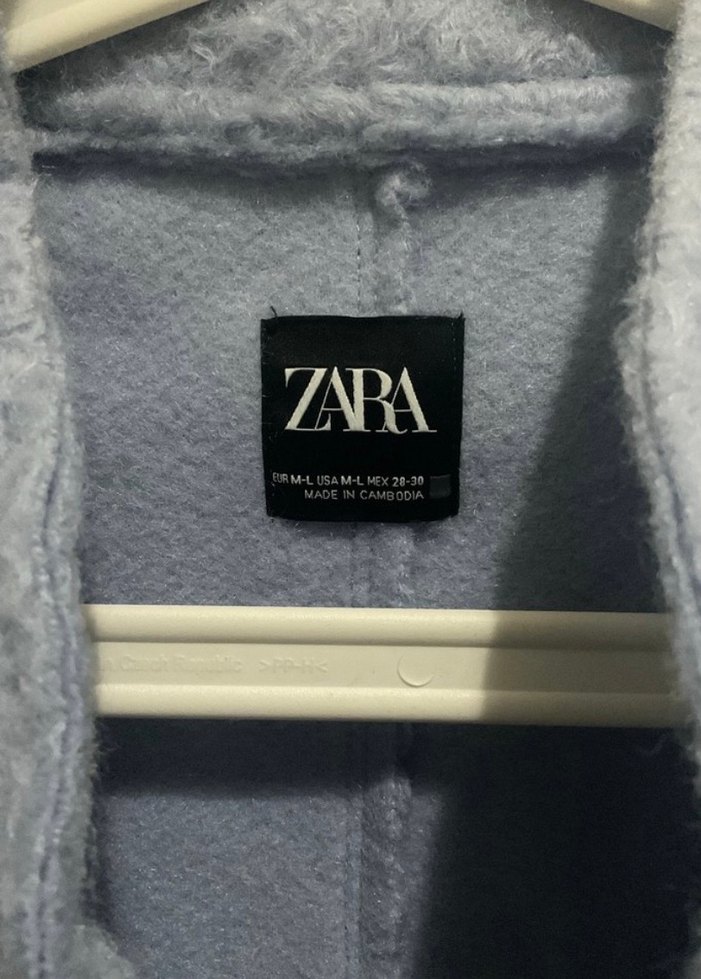 Zara peluş ceket - Görsel 2