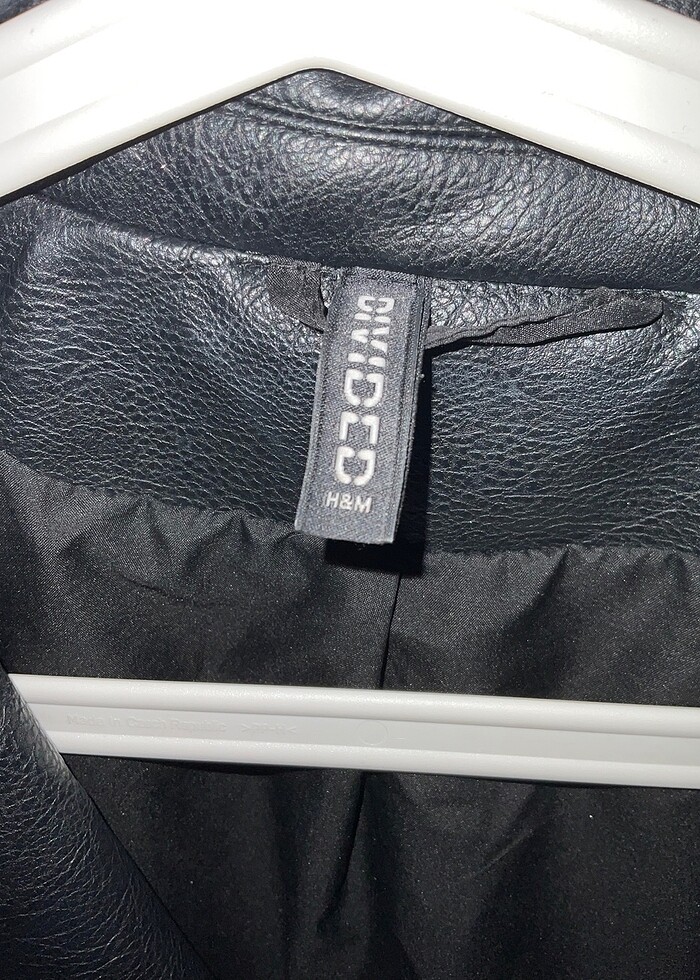 H&M deri ceket - Görsel 2