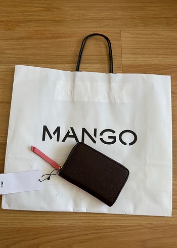 Mango Mango Pembe Deri Fermuarlı Kadın Cüzdan